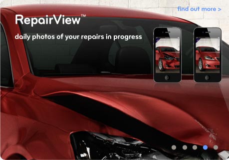 RepairView. Featuring daily photos of your repairs in progress. Click to find out more.