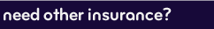 Need other insurance?