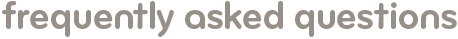 Frequently asked questions