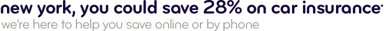 You could save 28% on car insurance. We're here to help you save online or by phone.